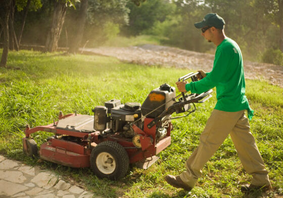 Top Choice Lawn Care mowing in Austin, Texas